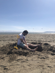 Aiden at the Beach