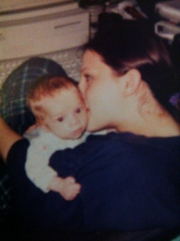 Aiden about one month Old. January 1999